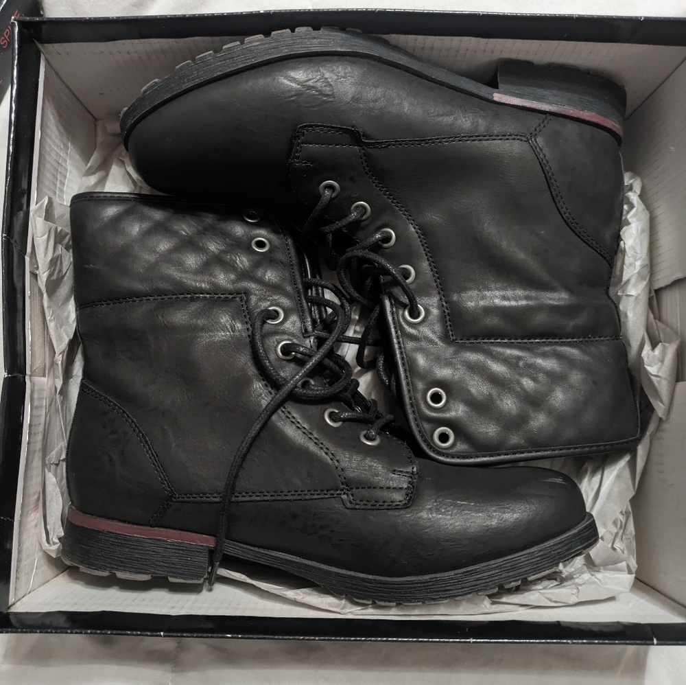 Rock And Candy black boots size 7